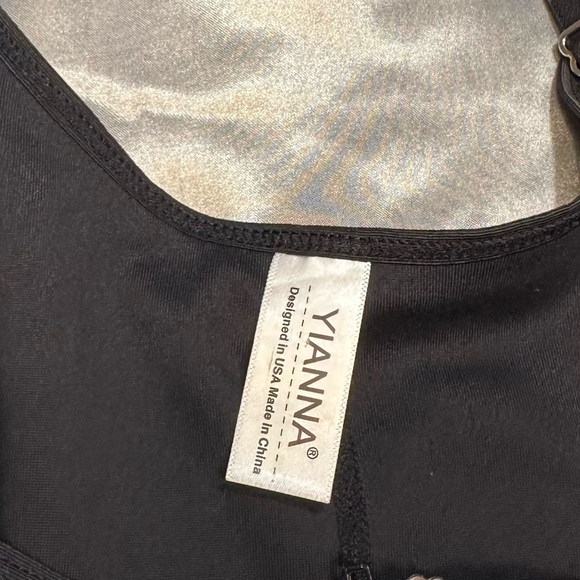 🌹YIANNA • BUTT LIFTING Bodysuit Compression BLACK Shapewear with Lace - Picture 5 of 14